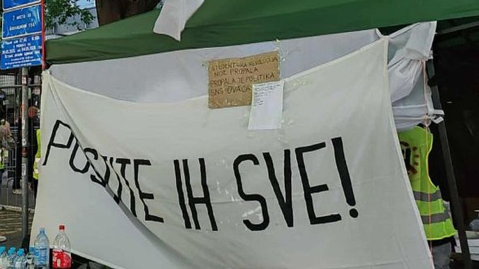 Danas blokada kod Banovine